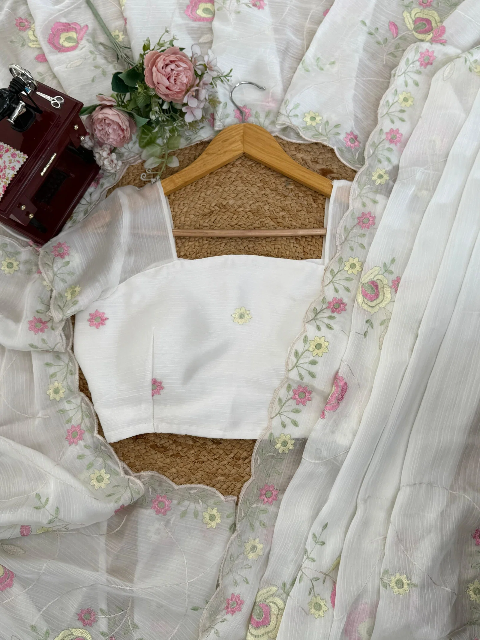 Glory KD 622 Heavy Chiffon Saree