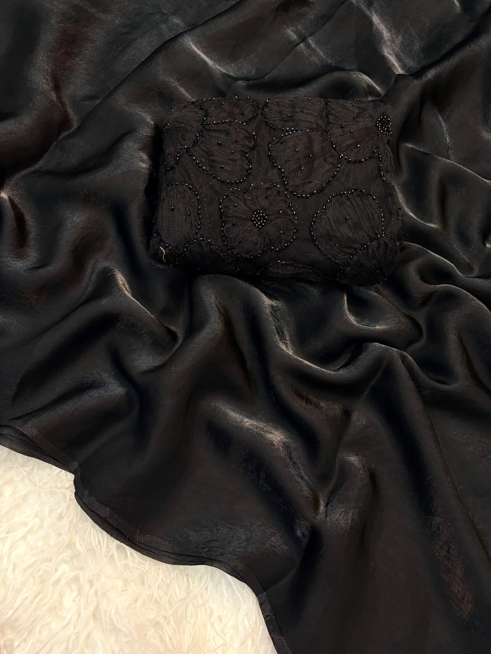 Kc 216 Fandy Satin Silk Designer Saree Collection