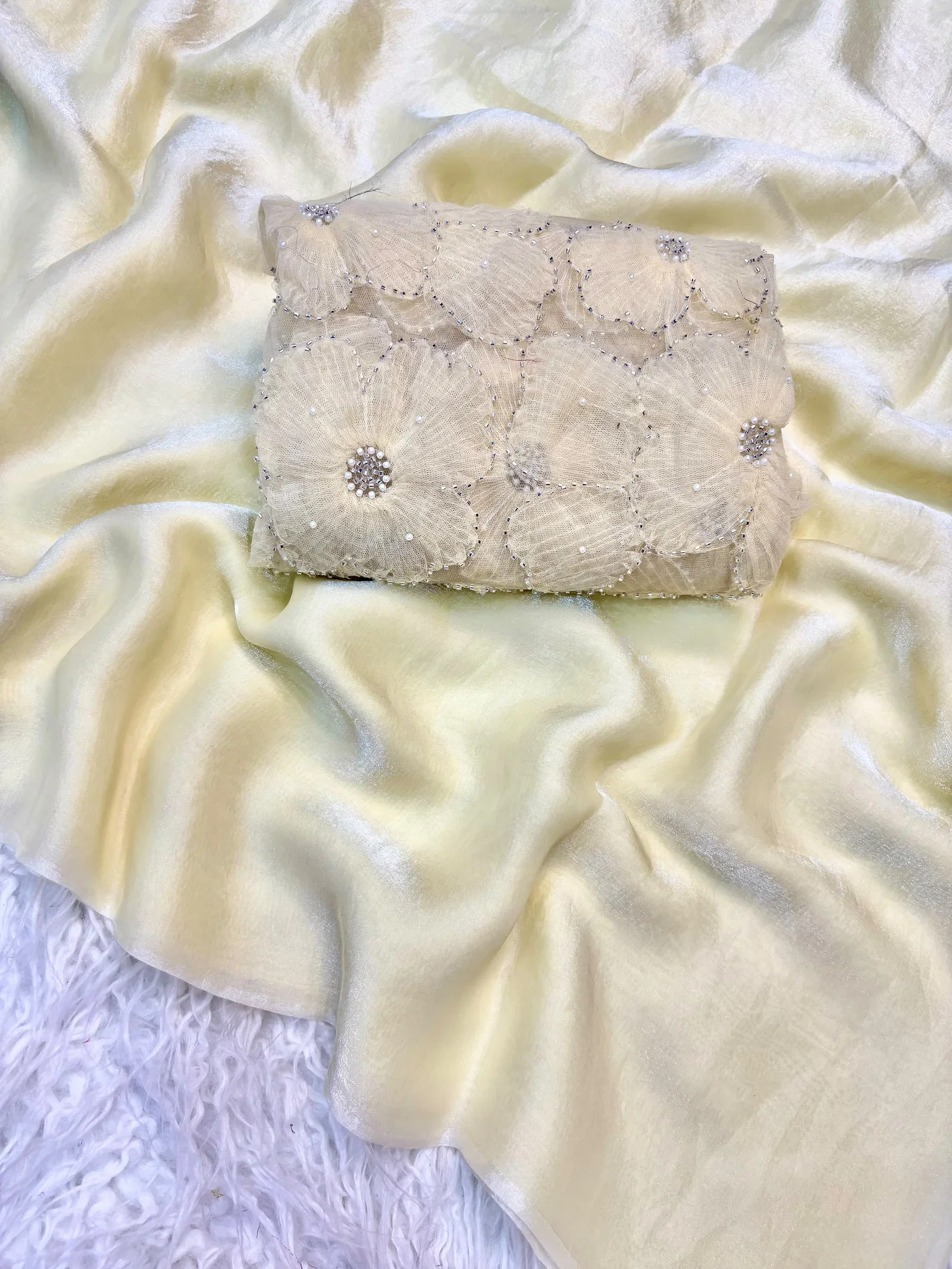 Kc 216 Fandy Satin Silk Designer Saree Collection