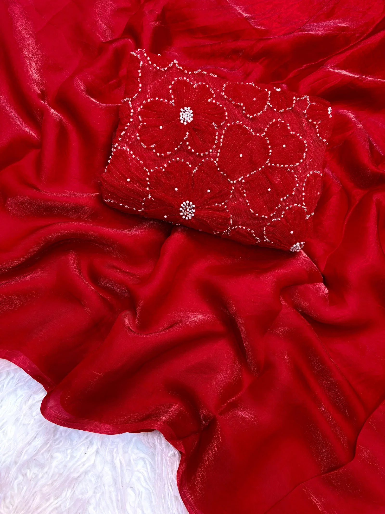 Kc 216 Fandy Satin Silk Designer Saree Collection