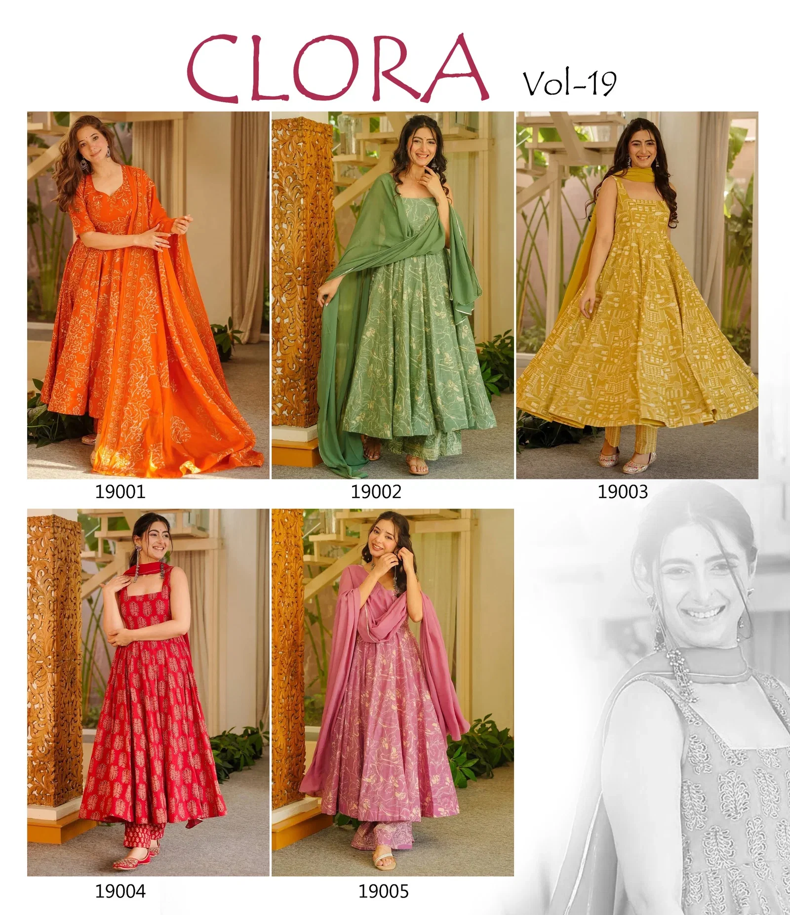 Clora Vol 19 Muslin Digital Printed Kurti With Bottom Dupatta