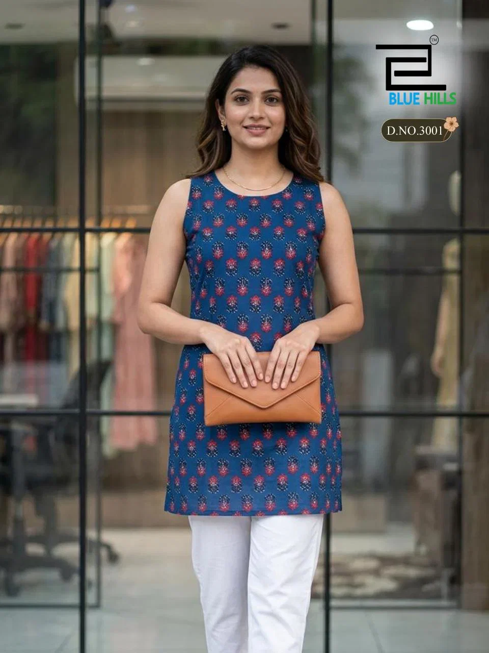 Blue Hills Queen Vol 3 Cotton Printed Short Tops Collection