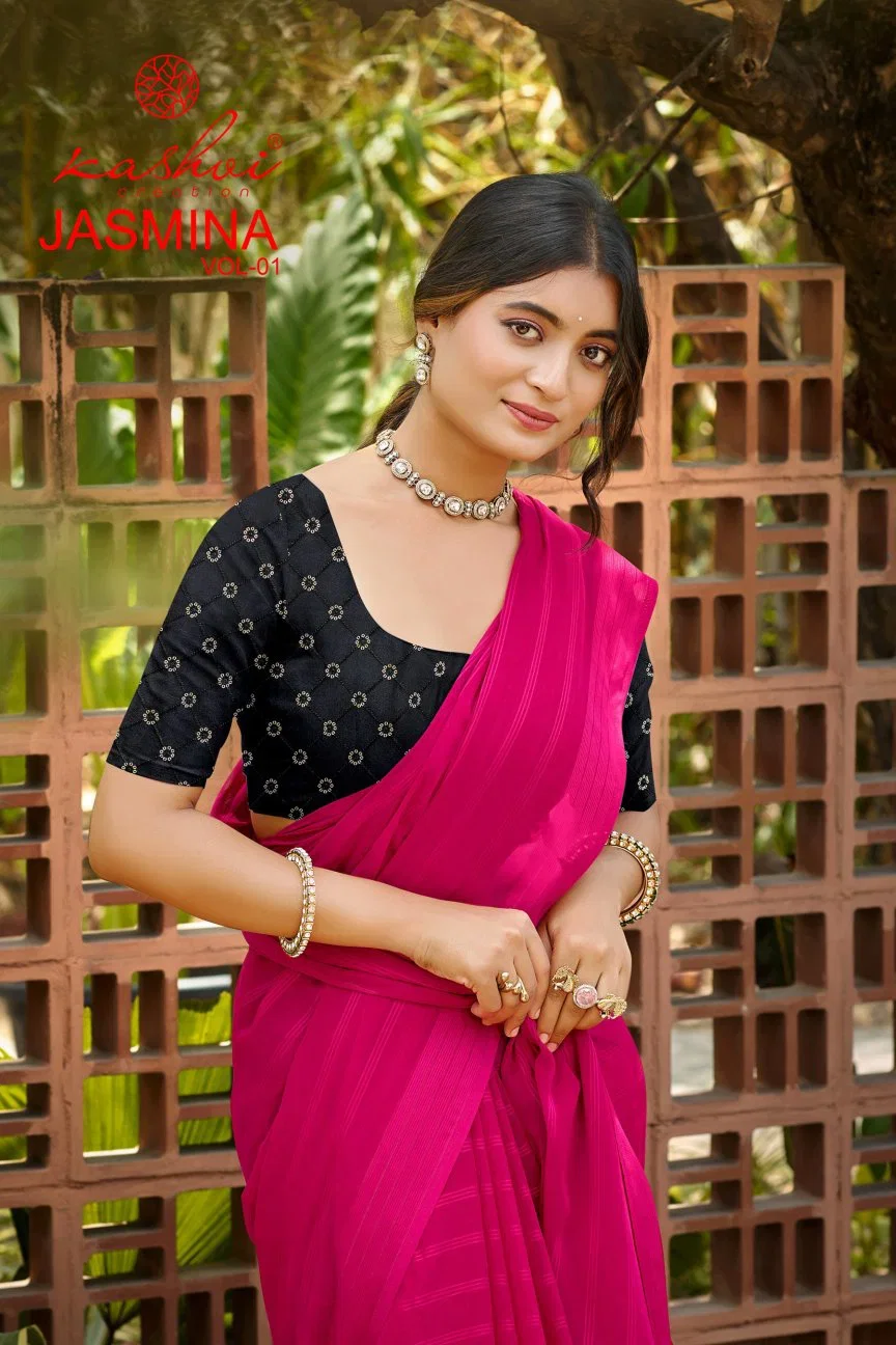 Kashvi Jasmine Vol 1 Soft Sparkle Saree Collection