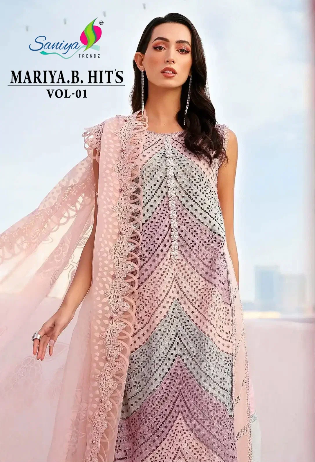 Saniya Mariya B Hits Vol 01 Cotton Embroidered Salwar Kameez