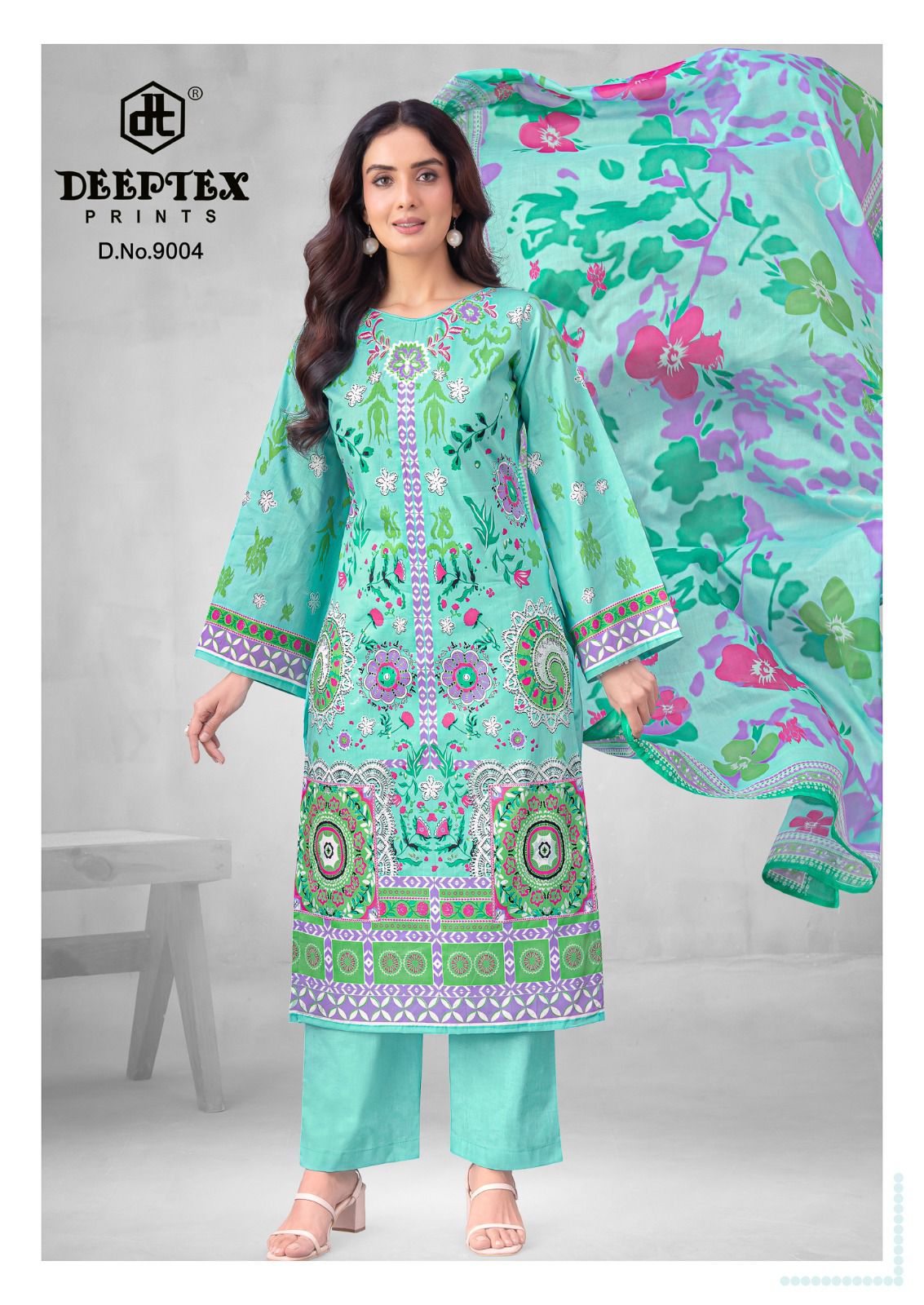 Deeptex Roohi Zara Vol 9 Cotton Printed Fancy Readymade Karachi Dress Collection