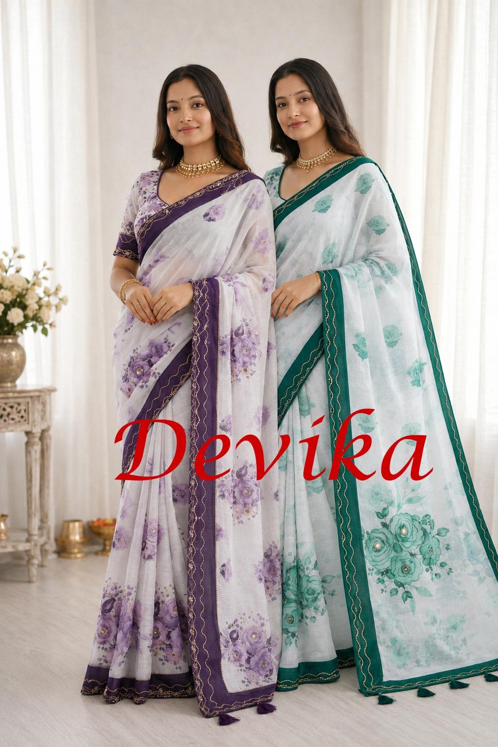 Bunawat Devika Printed Cotton Wholesale Sarees Collection 