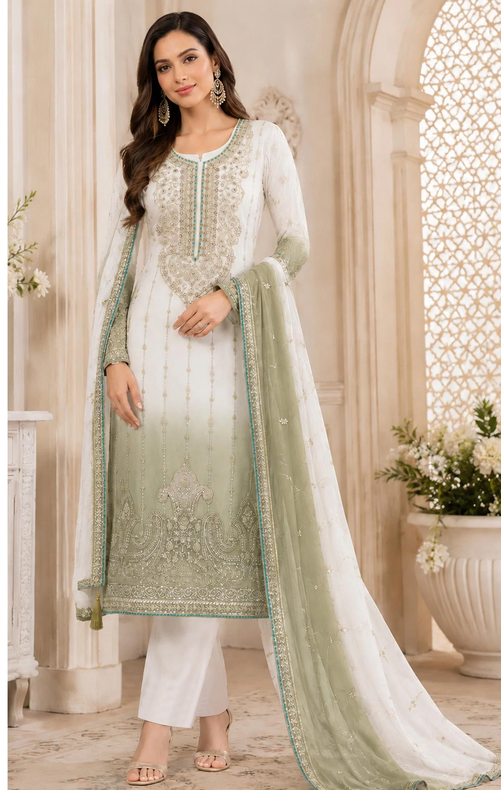Mah E Rooh 5248 A To D Crunchy Padding Embroidered Salwar Kameez