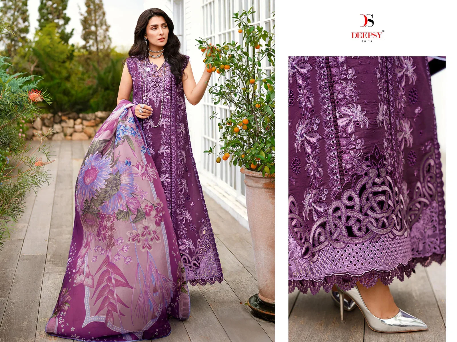 Deepsy Mushq Vol 4 Cotton Dupatta Cotton Embroidered Salwar Kameez