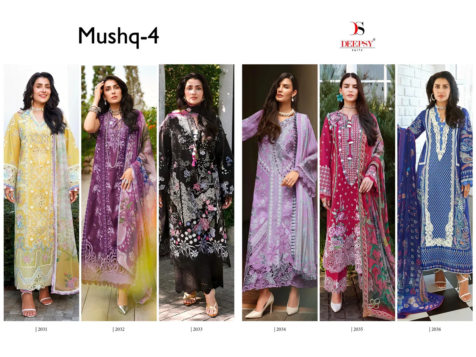 Deepsy Mushq Vol 4 Cotton Dupatta Cotton Embroidered Salwar Kameez
