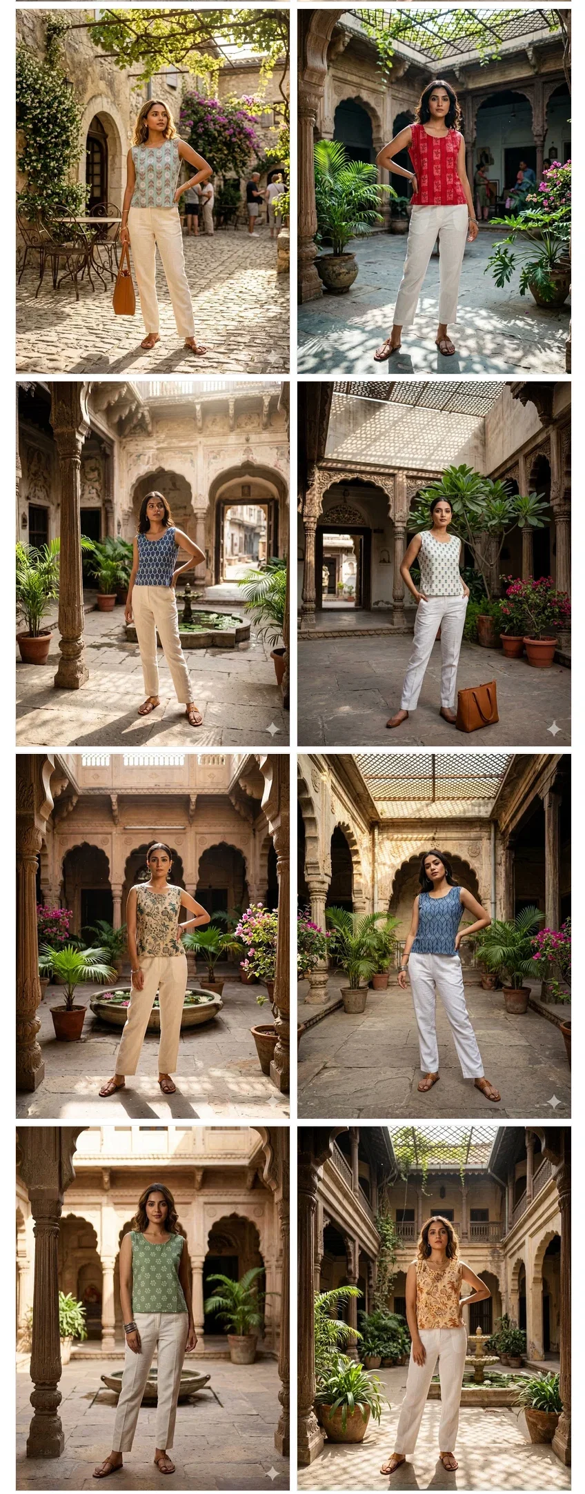 Naisha K 1015 Cotton Sleeveless Tops