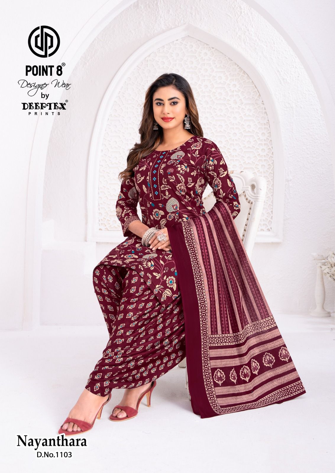 Deeptex Nayanthara Vol 11 Pure Cotton Readymade Patiala Suits Collection
