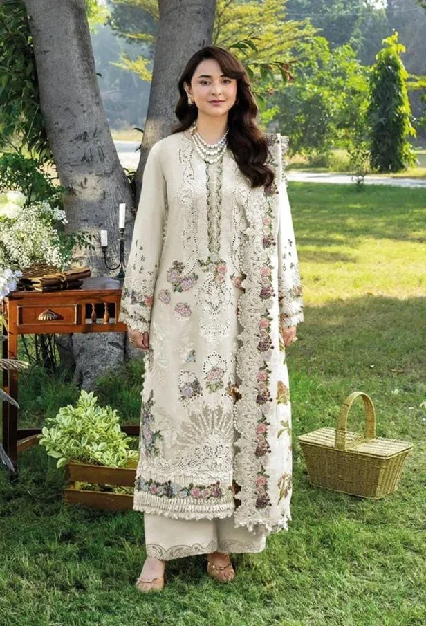 Saniya Elaf Premium Vol 2 Cotton Chikankari Embroidered Salwar Kameez