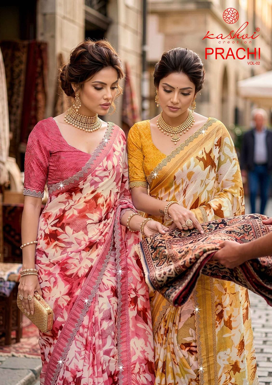 Kashvi Prachi Vol 2 Pc Rimzim With Cutworked Saree