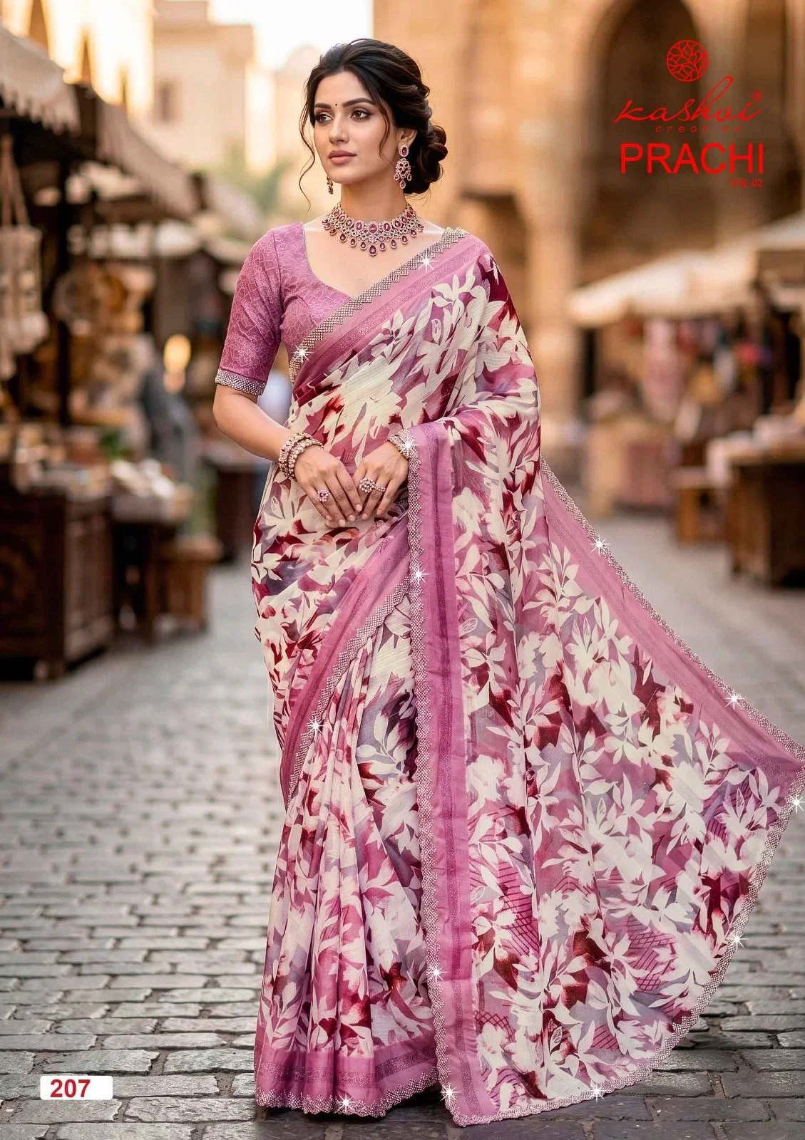 Kashvi Prachi Vol 2 Pc Rimzim With Cutworked Saree