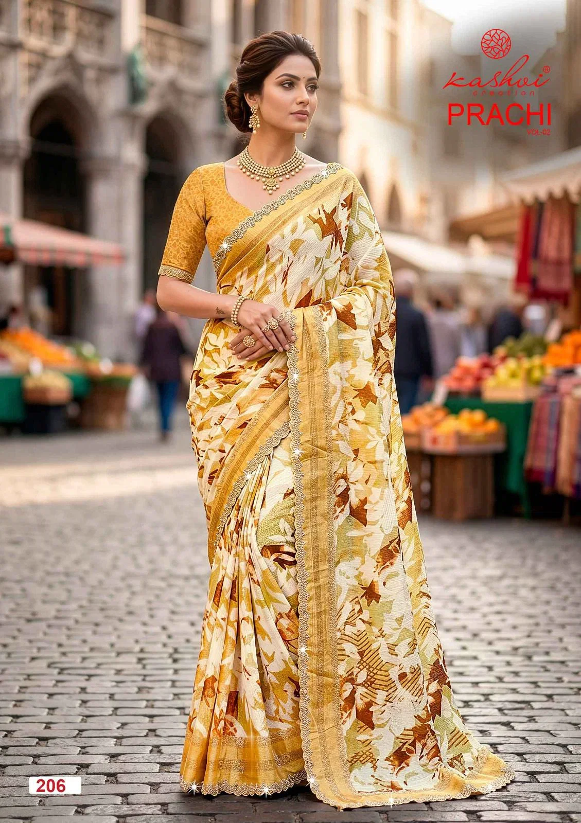 Kashvi Prachi Vol 2 Pc Rimzim With Cutworked Saree
