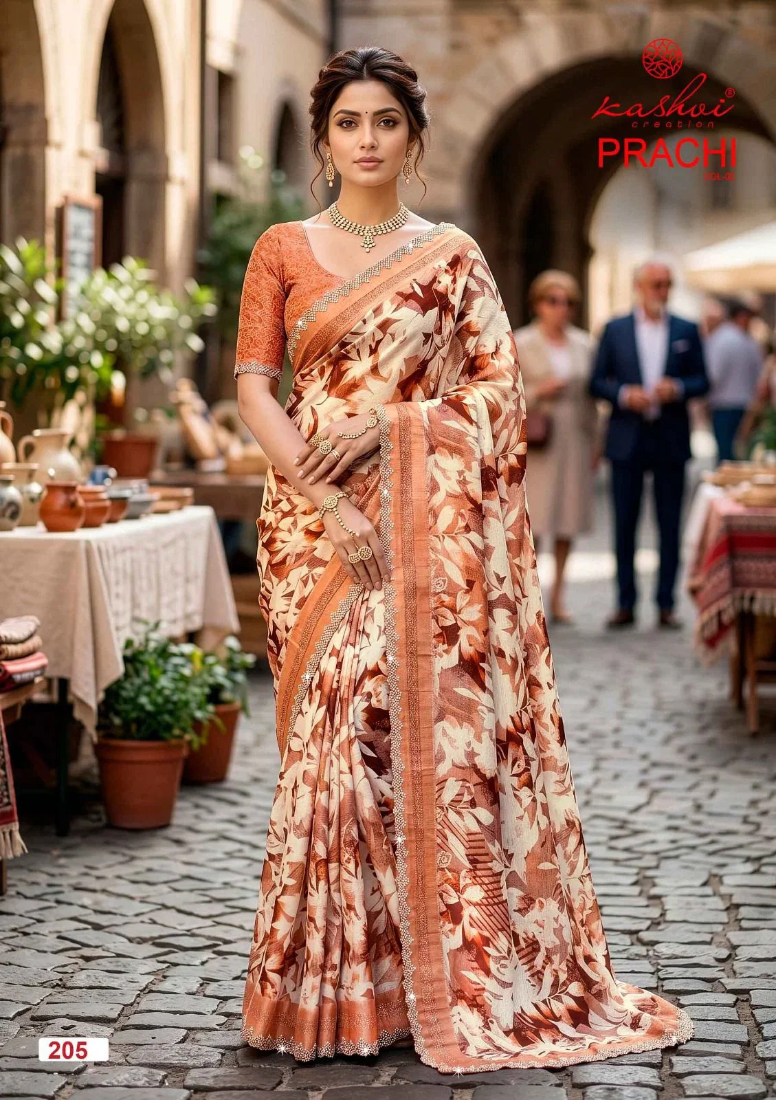 Kashvi Prachi Vol 2 Pc Rimzim With Cutworked Saree