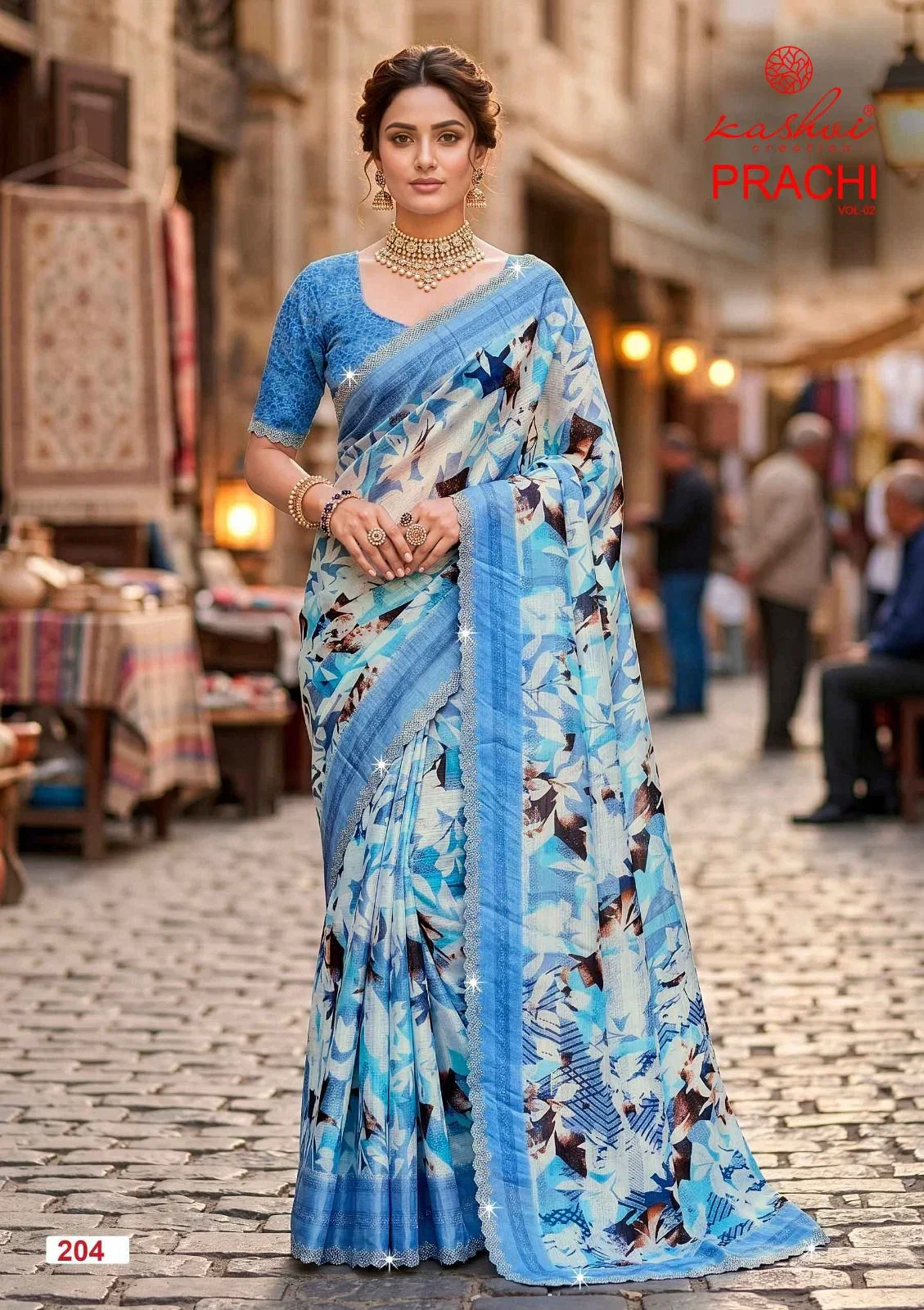 Kashvi Prachi Vol 2 Pc Rimzim With Cutworked Saree