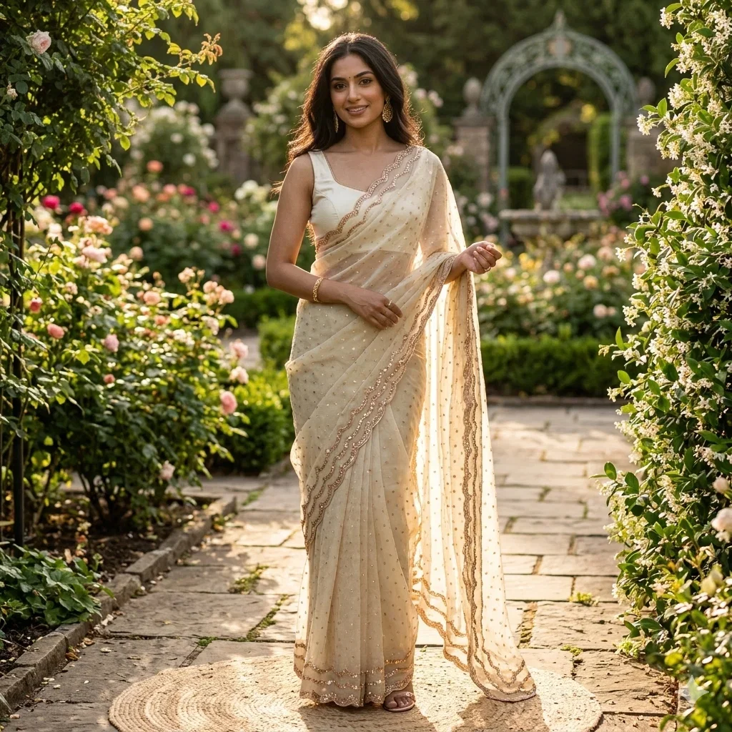 Kc 990 Fancy Silk With Sequence Worked Saree Collection