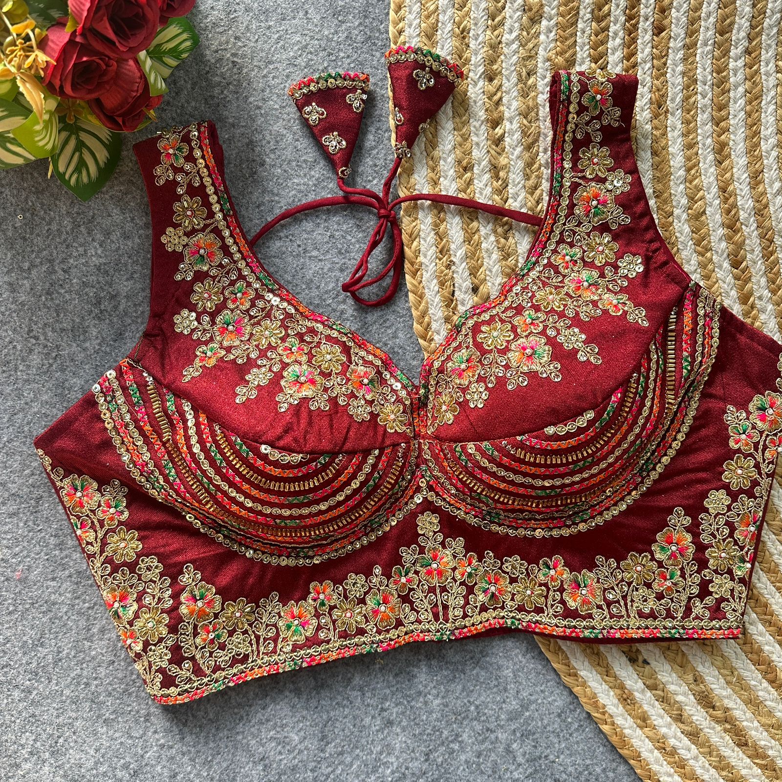 Ruhi Rani Pure Soft Italian Silk Vneckblouse Collection