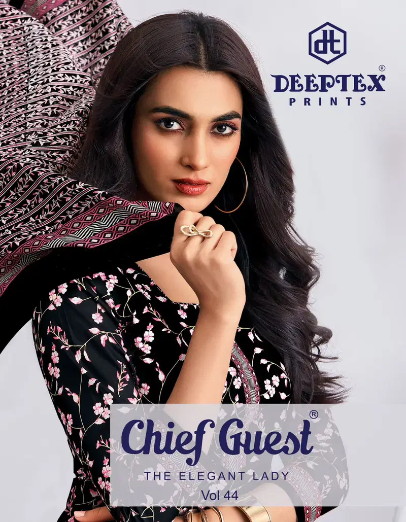 Deeptex Chief Guest Vol 44 Cotton Printed Fancy Dress Material