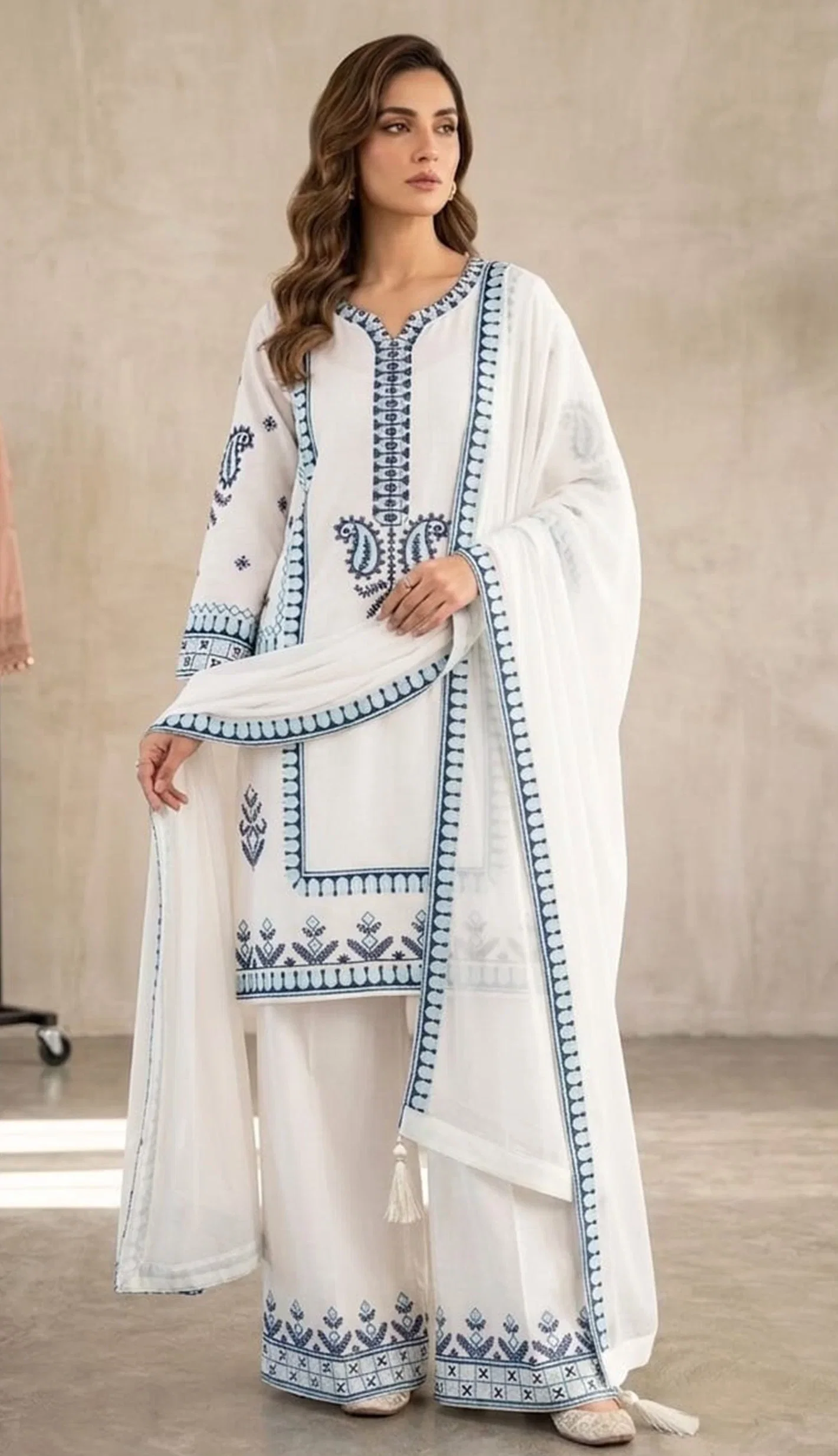 Khas 4529 TO 4531 Rayon Cotton Embroidered Salwar Kameez
