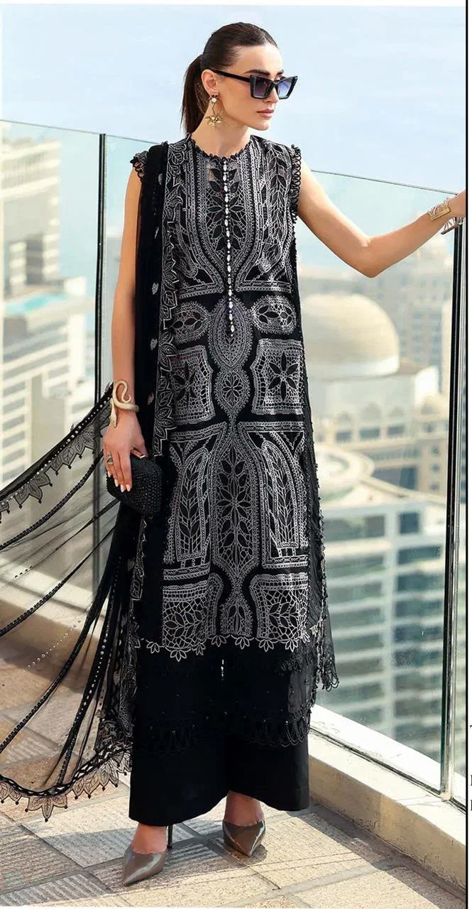 Elan E 41 A To D Cotton Embroidered Salwar Kameez