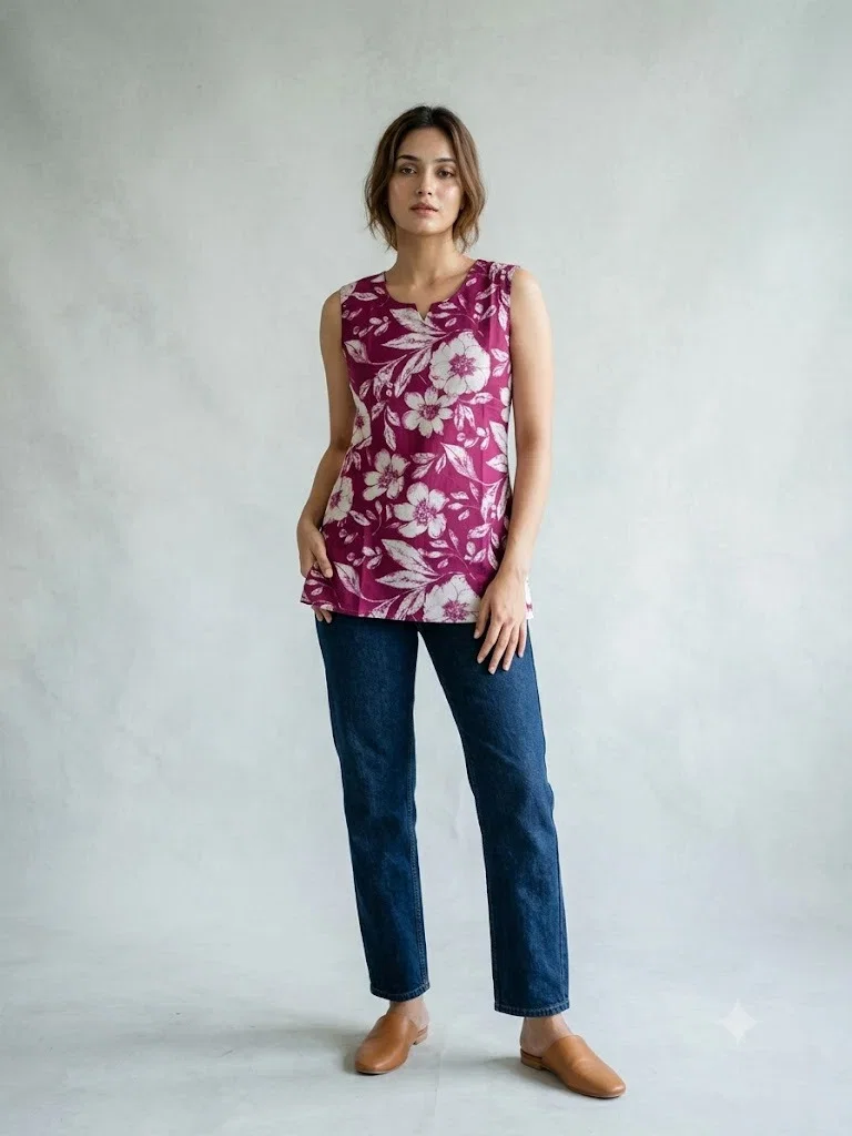 Naisha Short Tops Vol 2 Cotton Printed Tops Collection