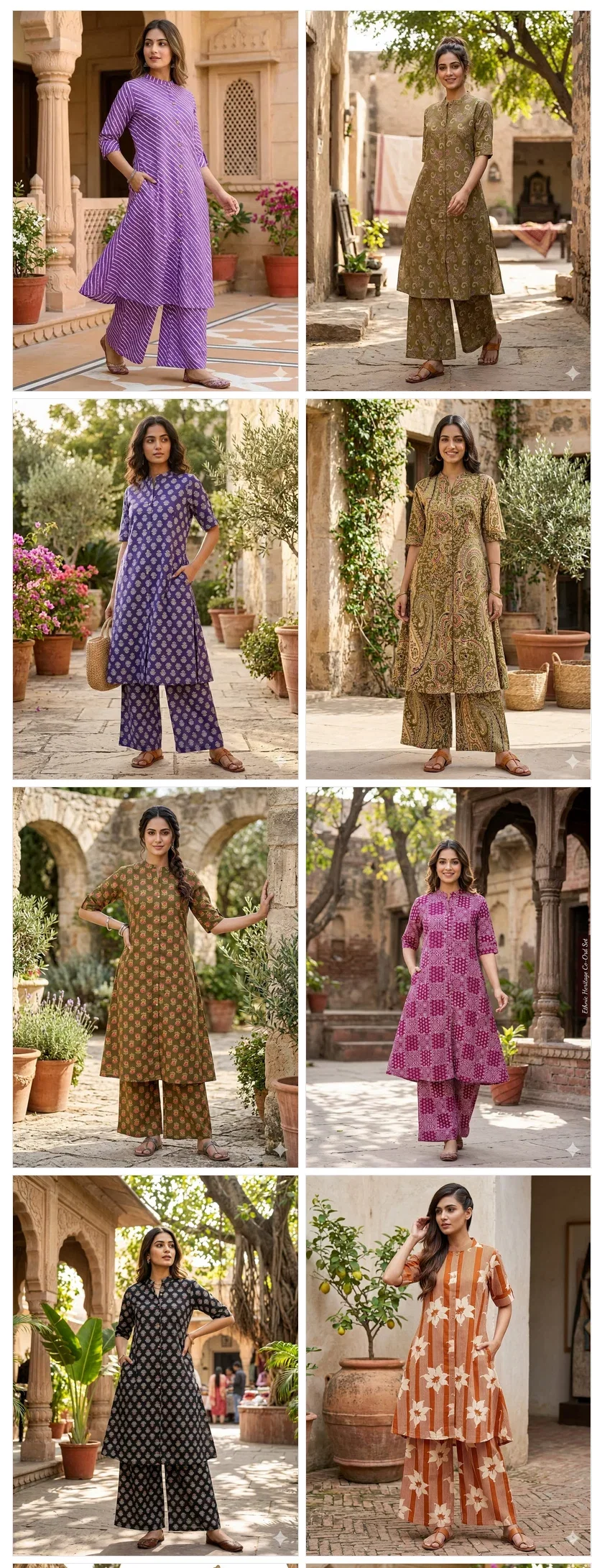 Lrc 05 Cotton Aline Printed Kurti With Bottom Collection