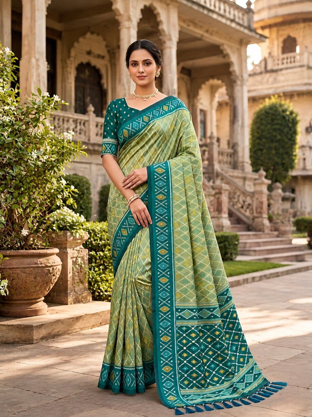 Lekha MN Patola Vol 2 Soft Silk Patola Print All Over Saree