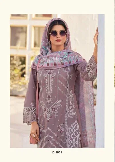 Shree Tasrif 1001 Cotton Dupatta Cotton Embroidered Salwar Kameez