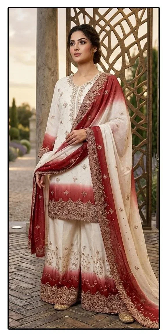 Hoor Tex 813 A To D Simar Padding Shaded Salwar Kameez