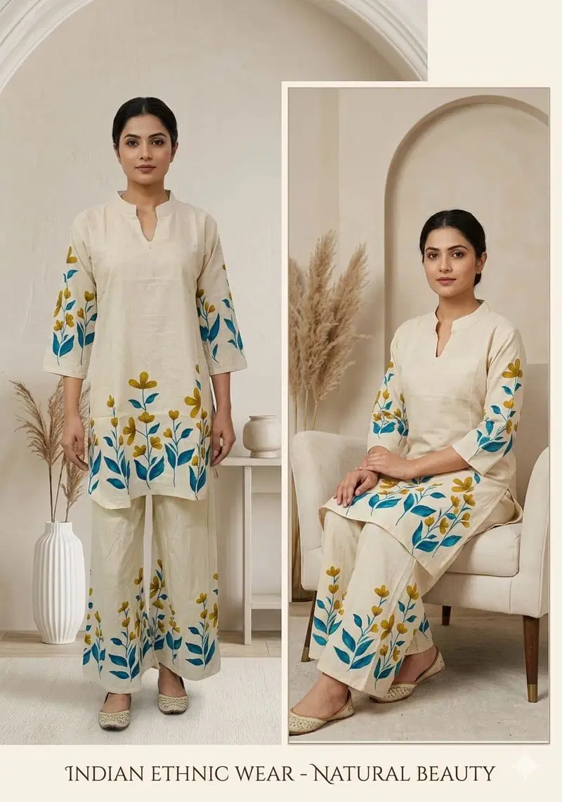 Lrc 10 Cotton Flex Printed Kurti With Bottom