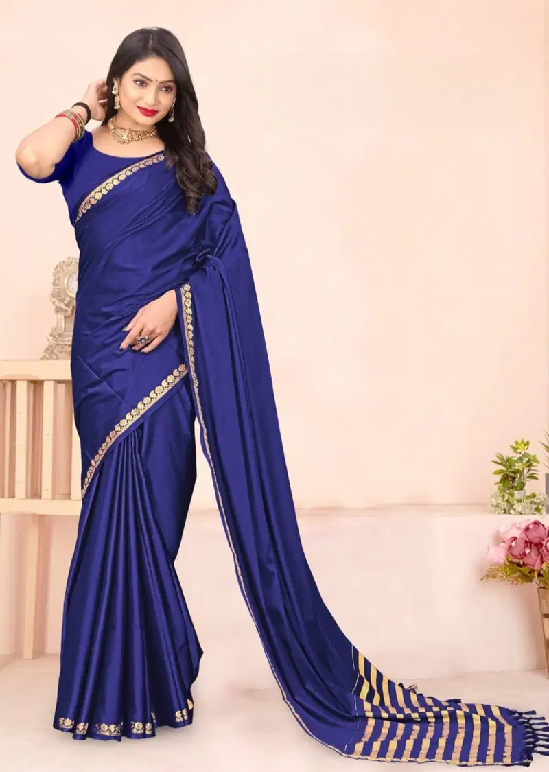 Ismol Silk Soft Mysore Silk Zari Weaving Plain Saree Collection