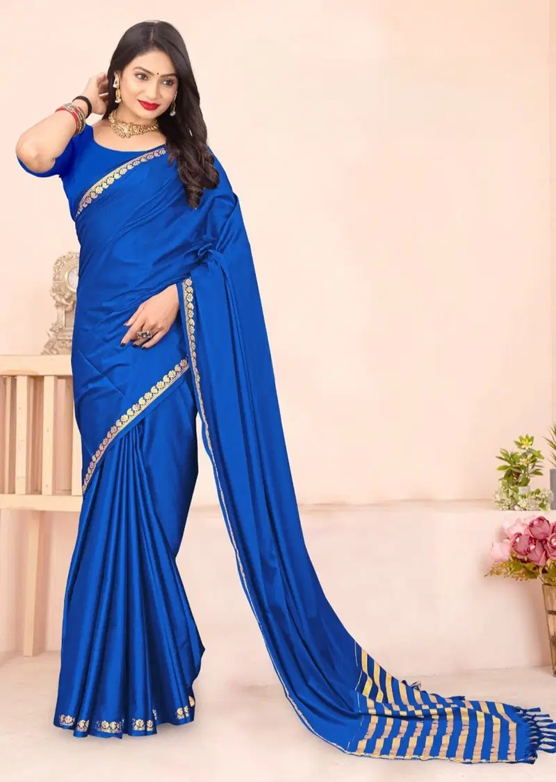 Ismol Silk Soft Mysore Silk Zari Weaving Plain Saree Collection
