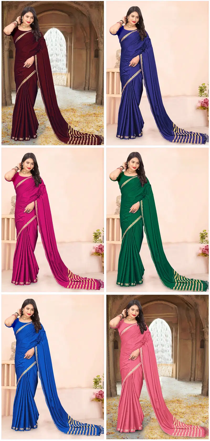 Ismol Silk Soft Mysore Silk Zari Weaving Plain Saree Collection