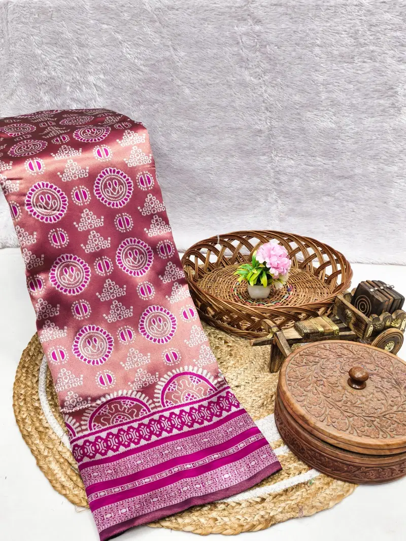 Banarasi 45253 Soft Silk Jacquard Worked Saree Collection