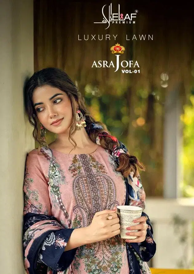 Elaf Asrajofa Vol 1 Readymade Pakisatni Kurti Pant With Dupatta