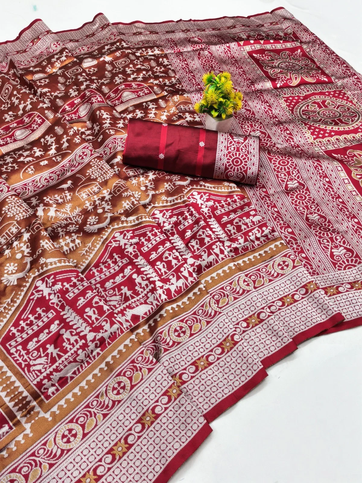 Banarasi 45252 Soft Silk Festival Wear Saree Collection