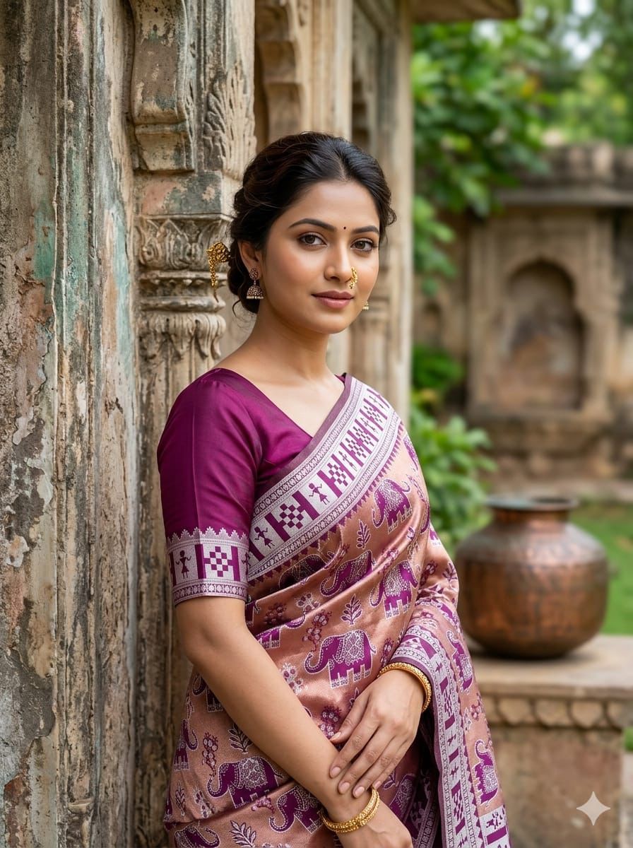 Banarasi 45251 Soft Silk Jacquard Worked Saree Collection