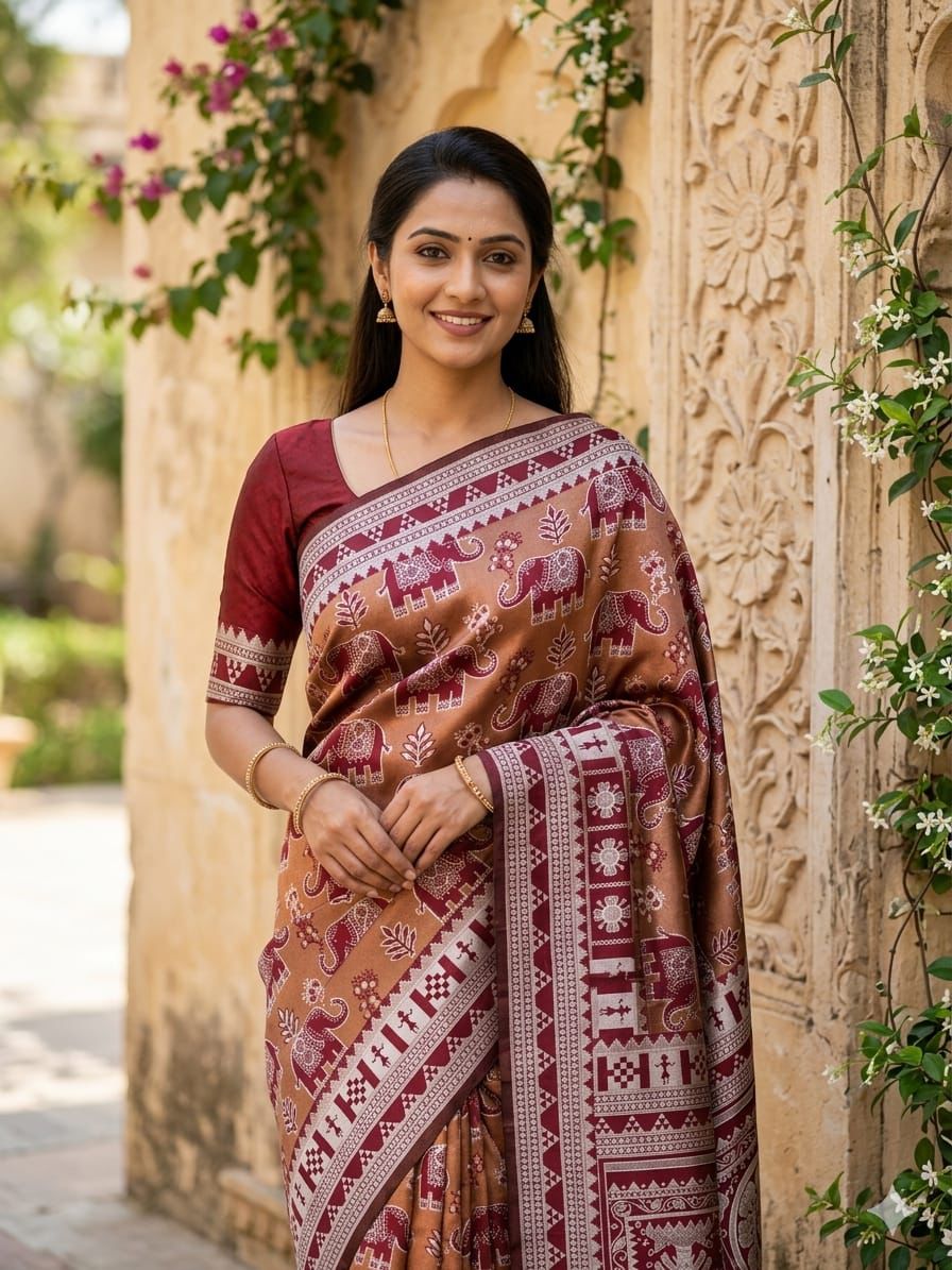 Banarasi 45251 Soft Silk Jacquard Worked Saree Collection