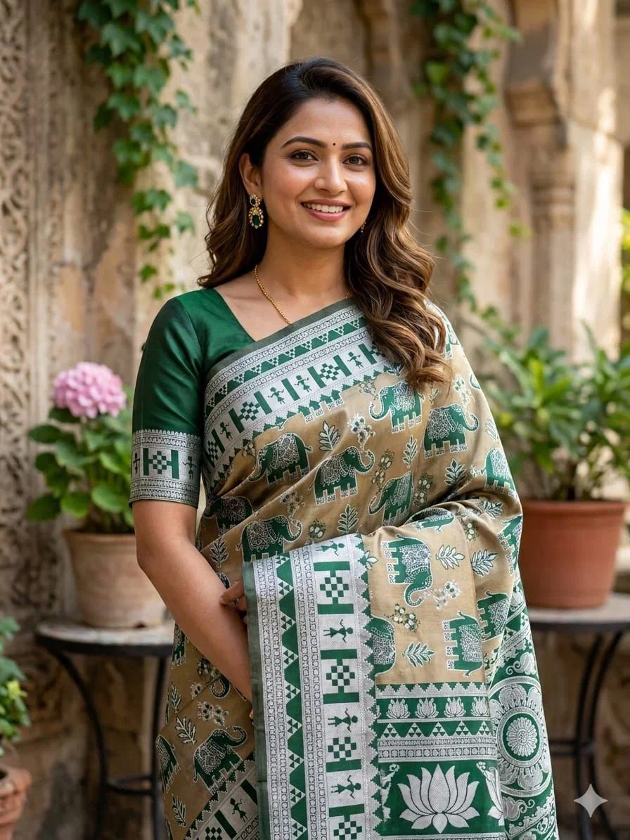 Banarasi 45251 Soft Silk Jacquard Worked Saree Collection