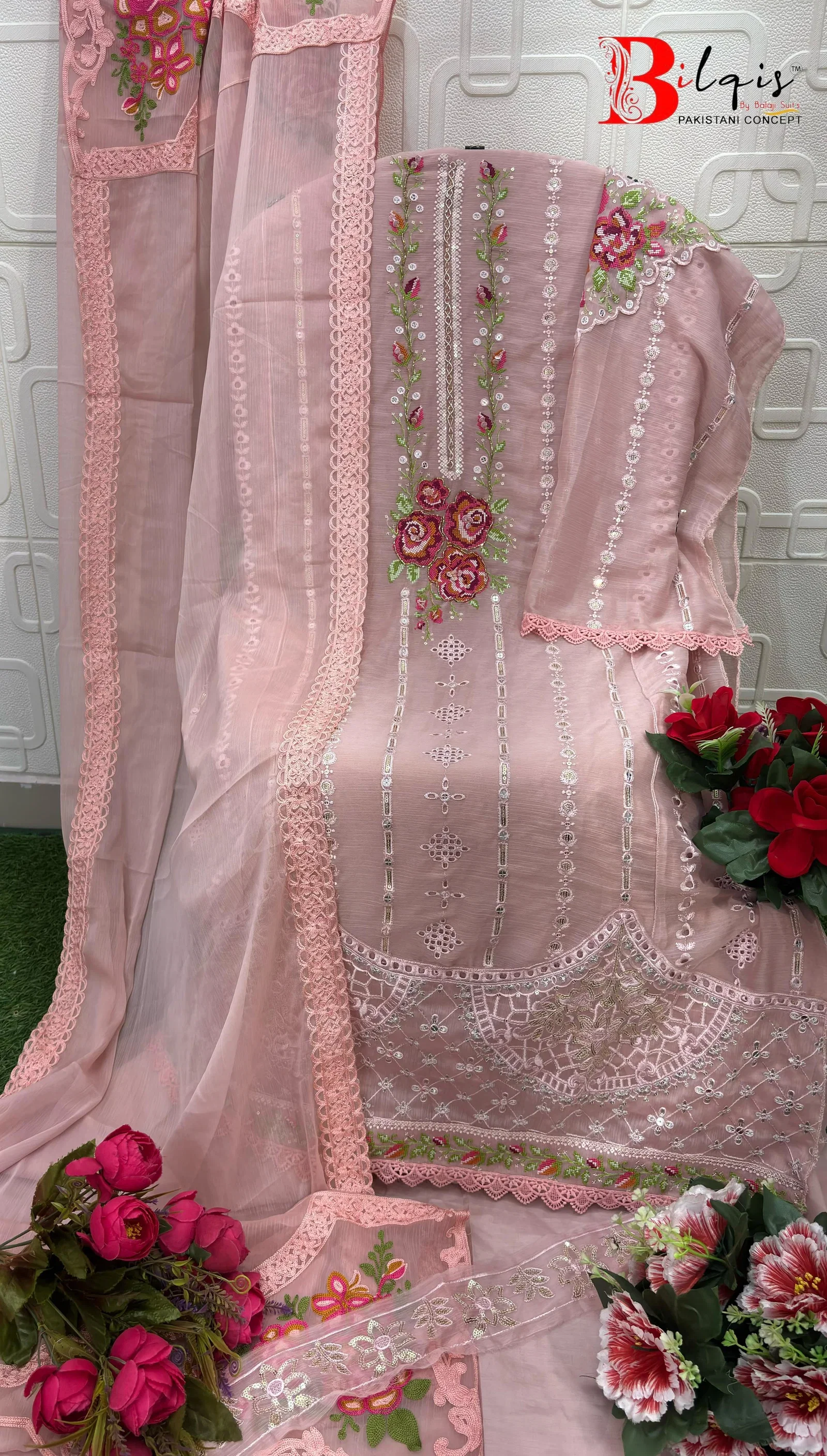 Elan E 01 Chiffon Embroidered Salwar Kameez