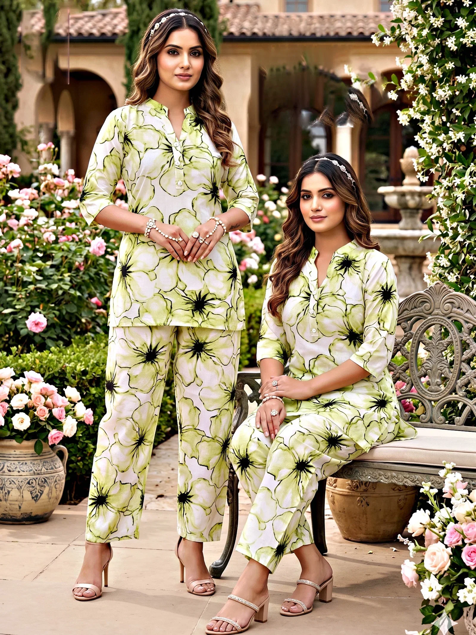 Lrc 12 Rayon Printed Co Ord Set Collection
