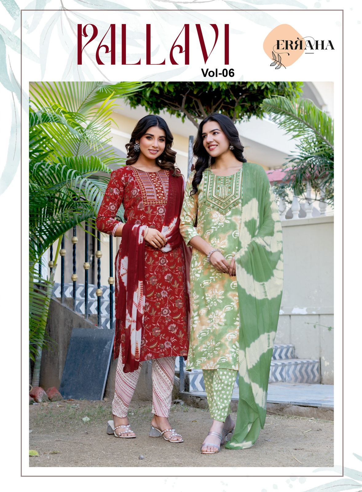 Erraha Pallavi Vol 6 Rayon Capsule Kurti Pant With Dupatta