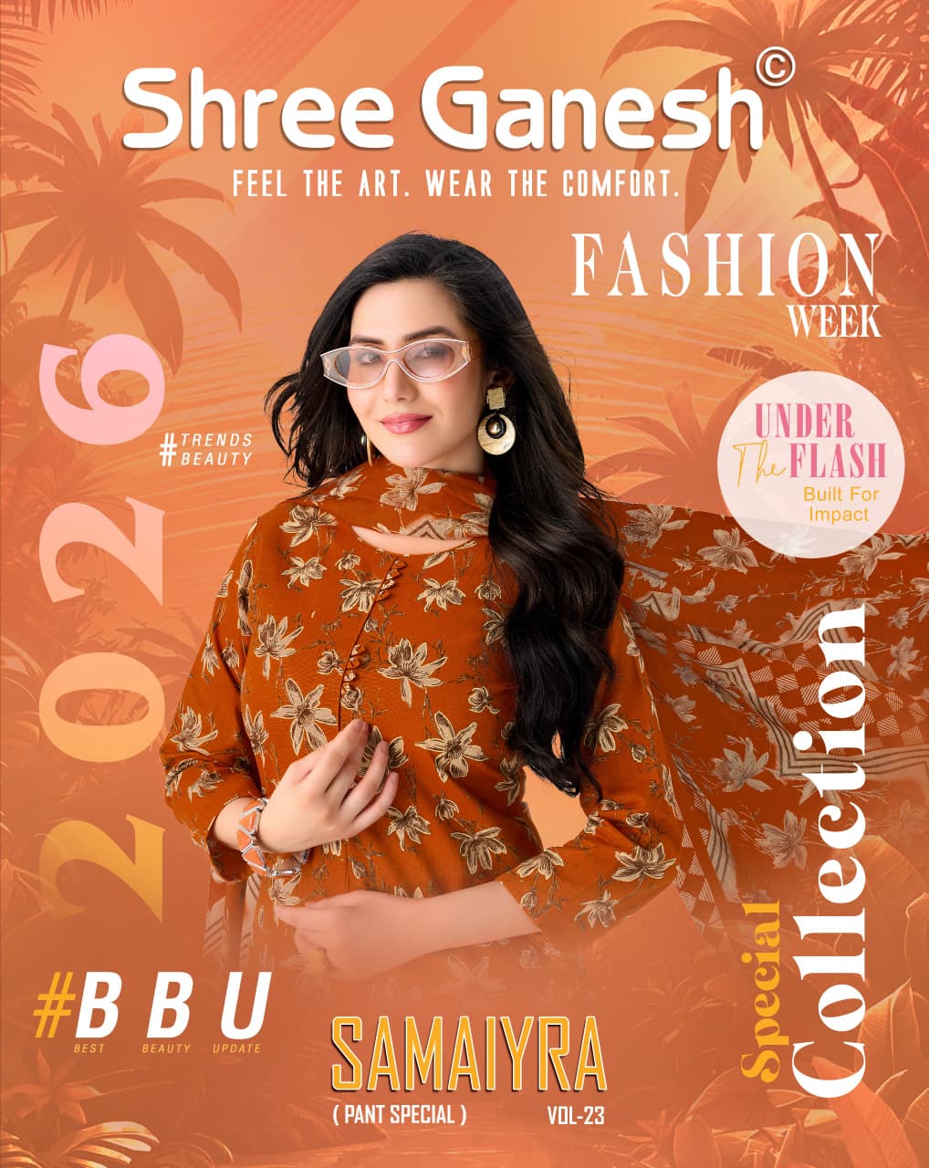 Shree Ganesh Samaiyra Vol 23 Cotton Printed Dress Material