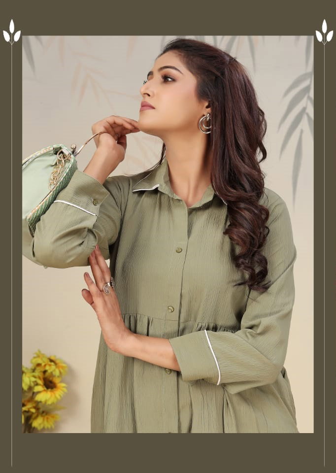 Moksh Ice D. No 927 Rinkal Cotton Kurti Pant Collection