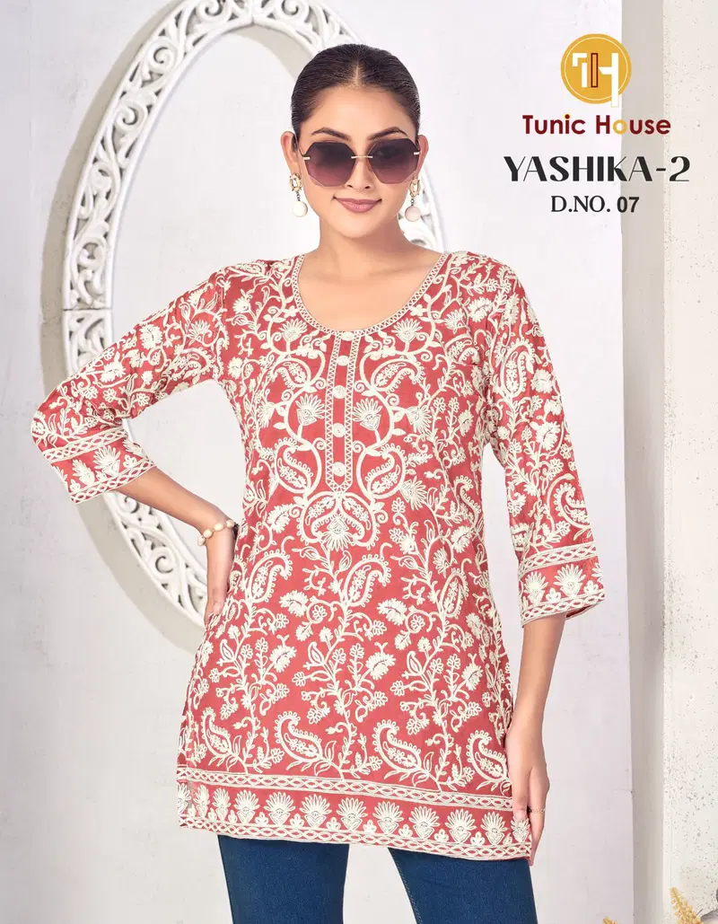 Tunic House Yashika 2 New Georgette Short Tops Collection