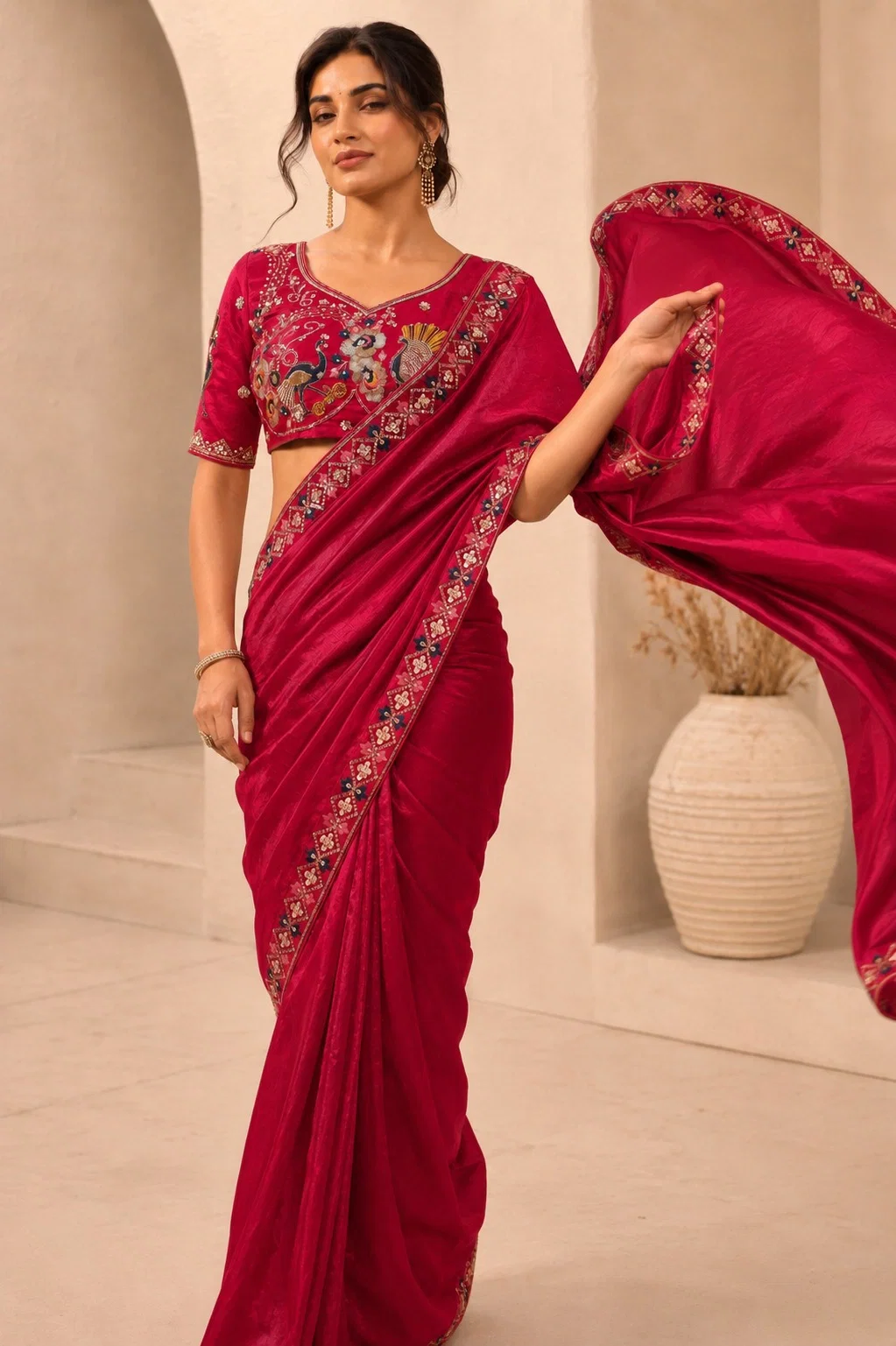Viv Surali 2 Frendy Shatin Saree