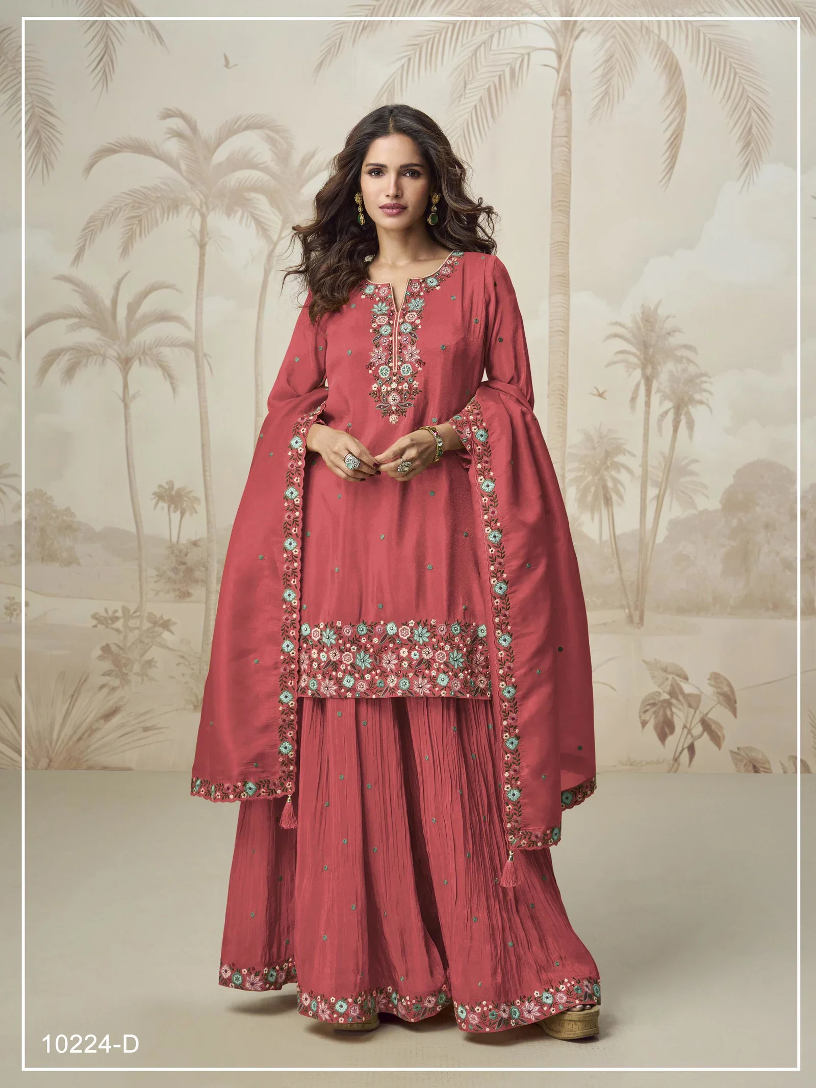 10224 Master Colors A To D Roman Simar Embroidered Salwar Kameez