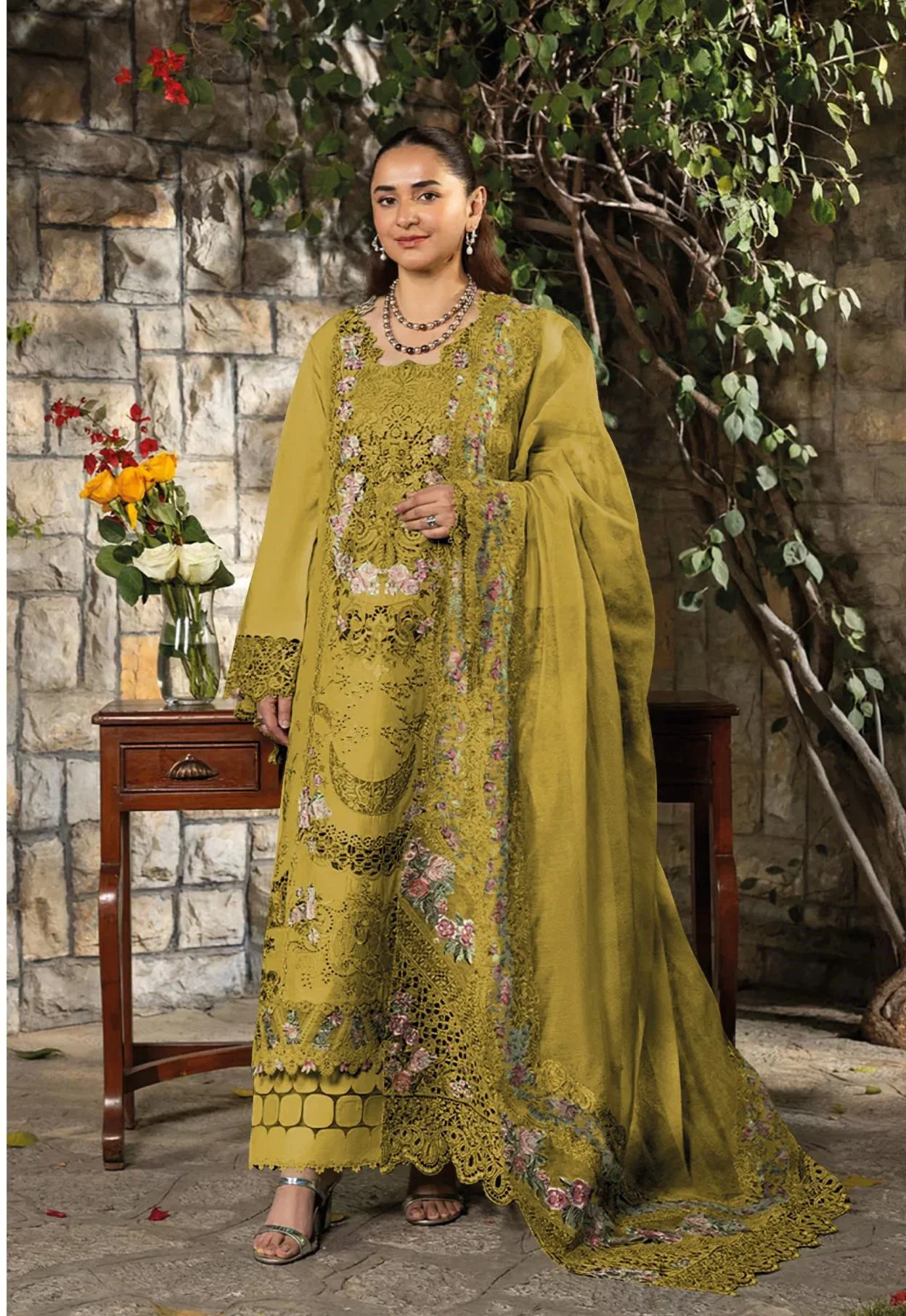 Deepsy Elaf 1745 E To I Cotton Embroidered Salwar Kameez